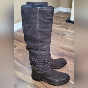 Miu Miu Over-the-knee Suede Brown Boots, Size EU36/US 6